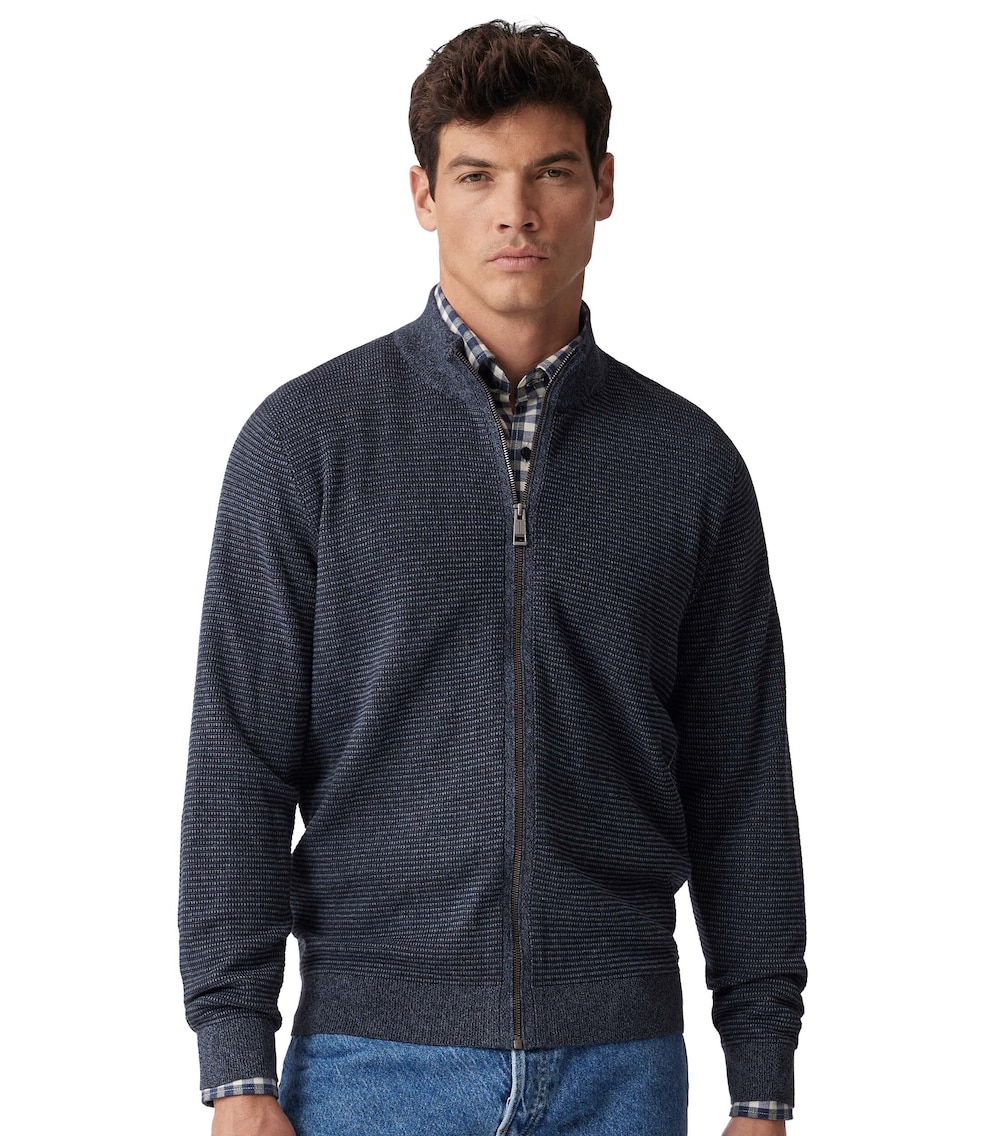 Strickjacke uni