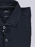 Herren Leinenhemd mit gewaschener Optik , Marineblau