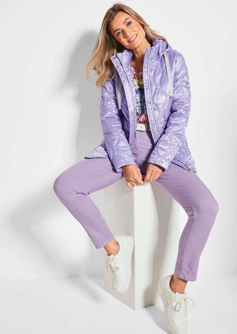 Herbstjacke Damen mit welliger Steppung im sportlichen Look