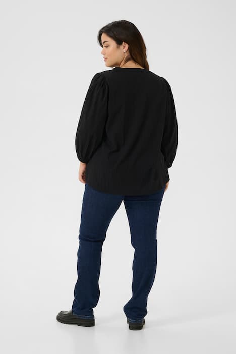 Langarm-Bluse Regular fit