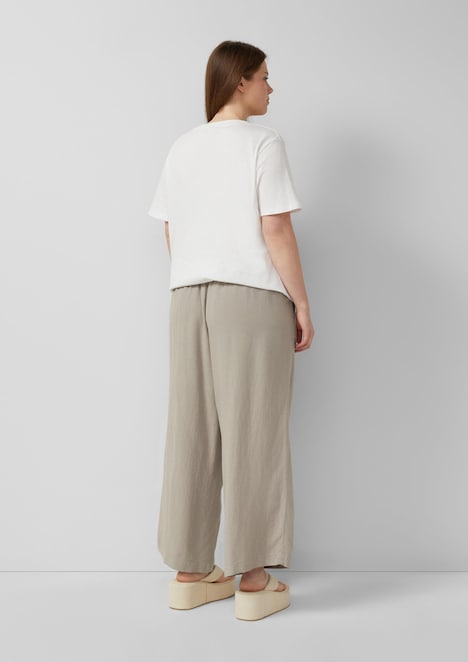 Culotte aus Leinemix