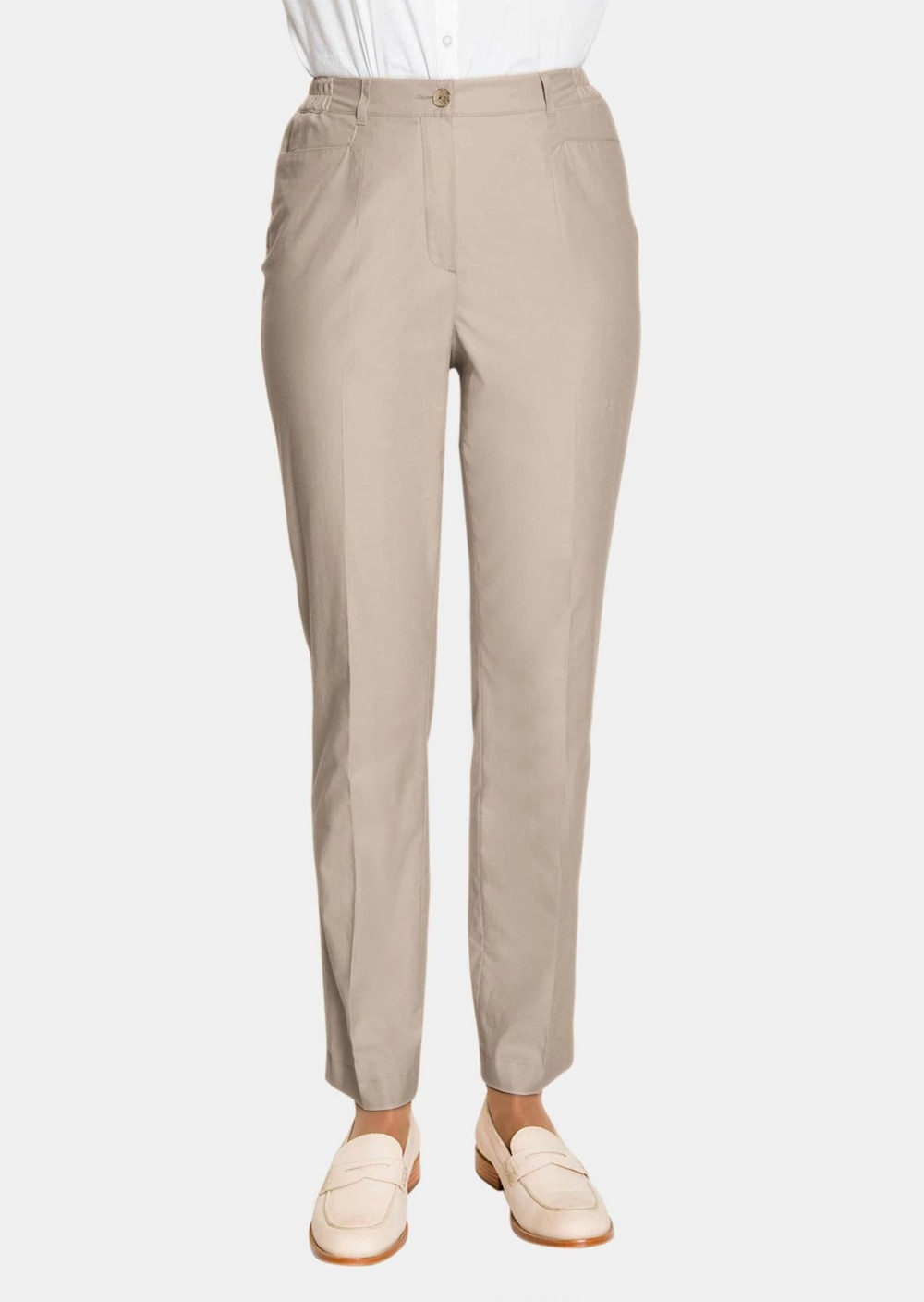 atelier GOLDNER Baumwollhose Carla Hose Carla aus hochwertiger Pima-Baumwolle