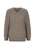 Strickpullover mit V-Ausschnitt