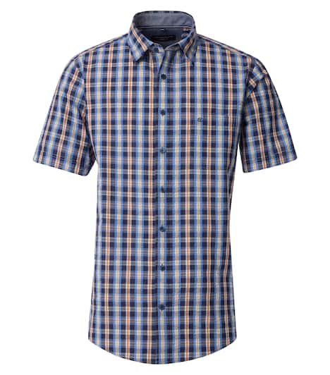 Freizeithemd Kurzarm kariert Casual Fit