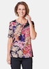 Stretchbequemes Shirt mit extravagantem Druck