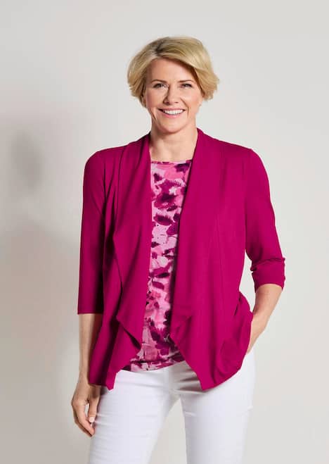 Viskoseshirt in Twinset-Optik