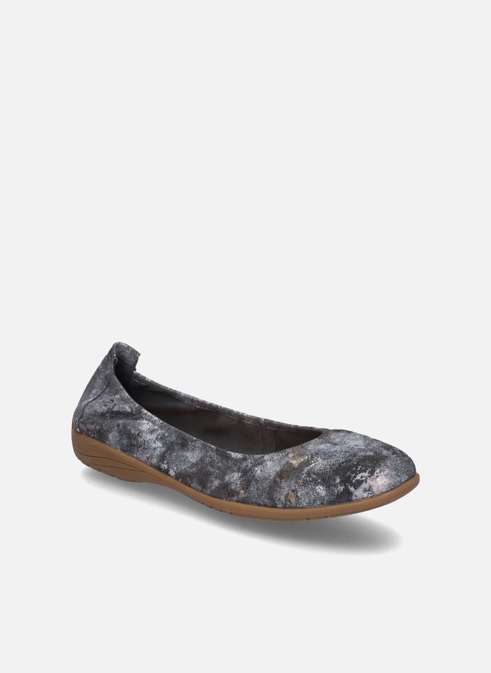 Damen Ballerina Fenja 01, anthrazit-multi