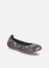 Damen Ballerina Fenja 01, anthrazit-multi