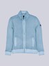 Herren Sweatjacke mit Taschen , Mittelblau