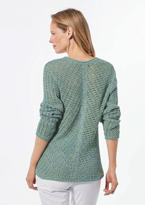 GOLDNER Tricot pullover Gebreide pullover met V-hals