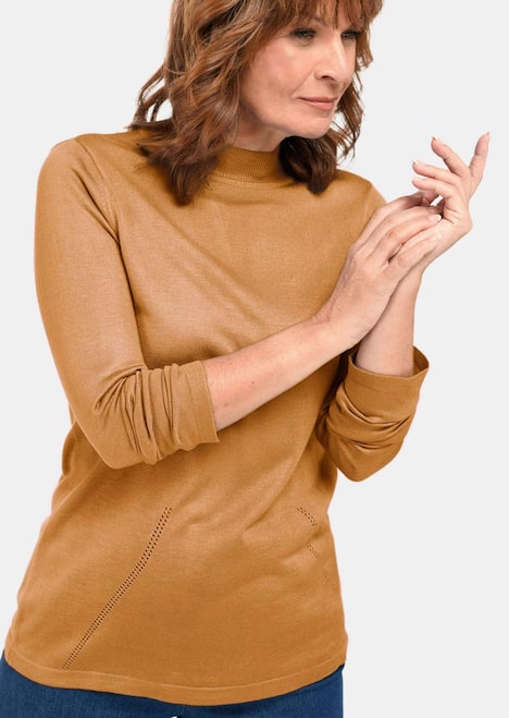 GOLDNER Pullover met opstaande kraag Pullover met opstaande kraag