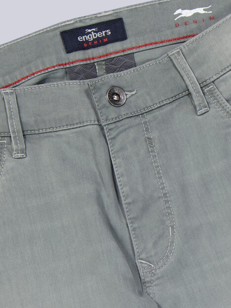 Herren Light-Weight DENIM , Dunkelgruen