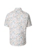 Leinenhemd Kurzarm Print Casual Fit