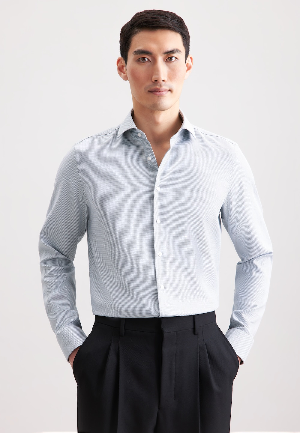 Herren Business Hemd - Struktur