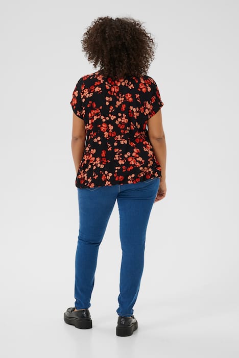 Kurzarm-Bluse Loose fit