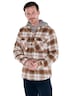 engbers Herren Overshirt kariert , Rostorange