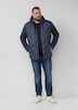 Hybrid-Jacke mit sportiven Details und Kapuze