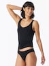 Schiesser Damen Tai-Slip 2-Pack Modal Essentials - schwarz