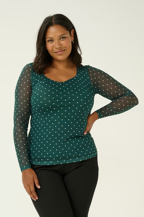 Langarm-Bluse Tight fit