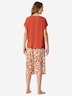 Schiesser Damen Pyjama Selected Premium terracotta