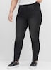 Schlupfjeans Jeggings mit breitem Gummibund Rundumdehnbund Uni