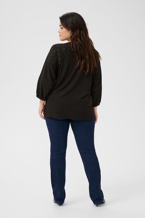 Langarm-Bluse Regular fit