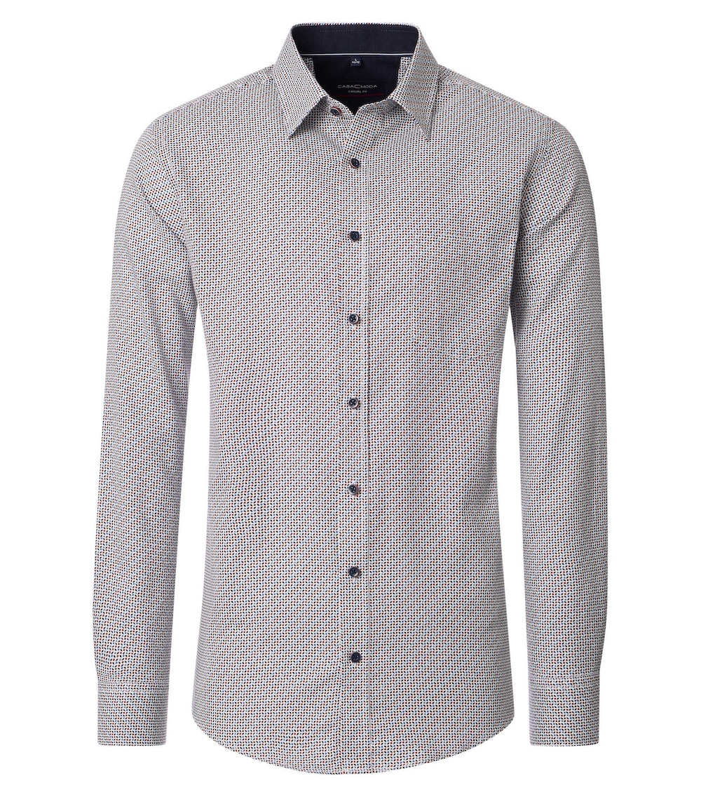 Freizeithemd Print Casual Fit