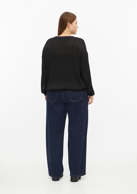 Pullover mit überschnittener Schulter