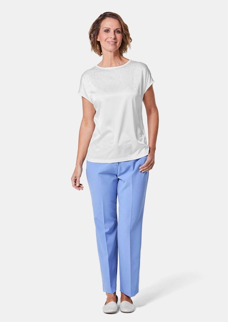 Blusenshirt mit schimmernden Glitzersteinen