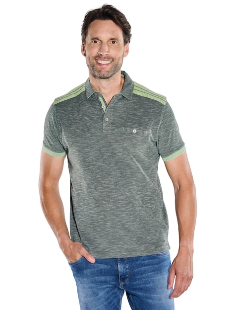 Herren Poloshirt , Hellgruen