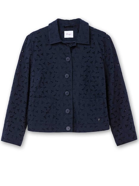 Blazer Langarm Uni Hemdkragen