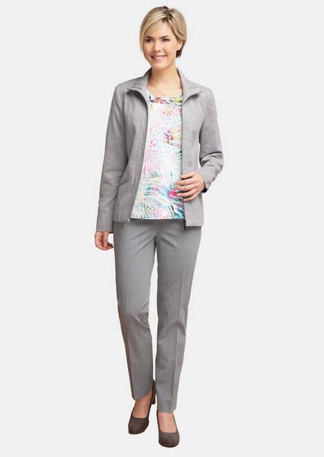 Gemakkelijk te onderhouden jas van imitatieleer