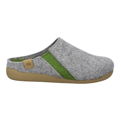 Damen Hausschuh Cara 05, grau-kombi