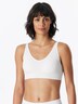 Schiesser Damen Bügelloser BH mit herausnehmbaren Pads - Classic Seamless - weiss