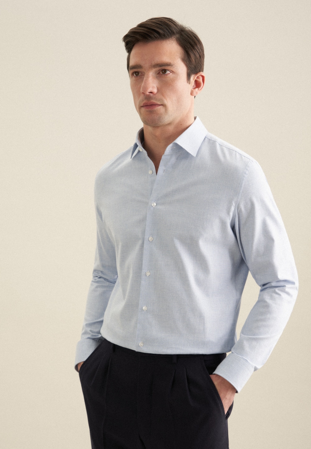 Herren Flanellhemd - Pepita