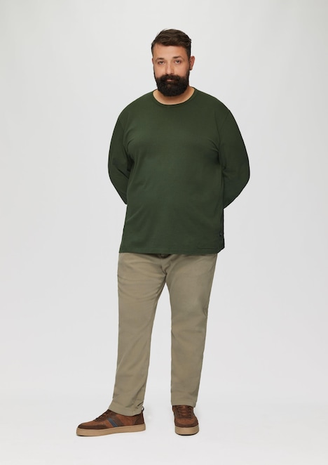 Softes Langarmshirt aus Baumwolljersey