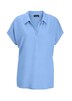 Uni Bluse mit Hemdkragen