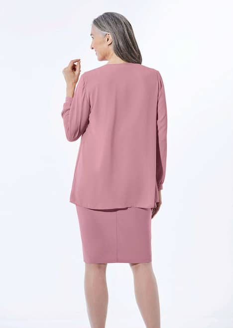 GOLDNER Jurk met jasje Jurk met fijn chiffon jasje