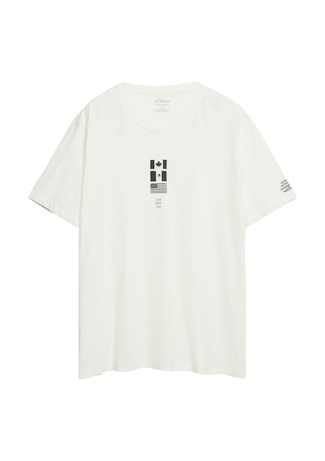 T-Shirt mit Front- und Rückenprint