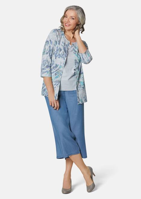 Set aus Shirtjacke und Top