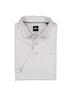 Herren Polo-Shirt uni , Silbergrau