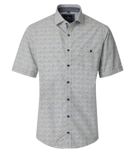 Freizeithemd Kurzarm Print Casual Fit