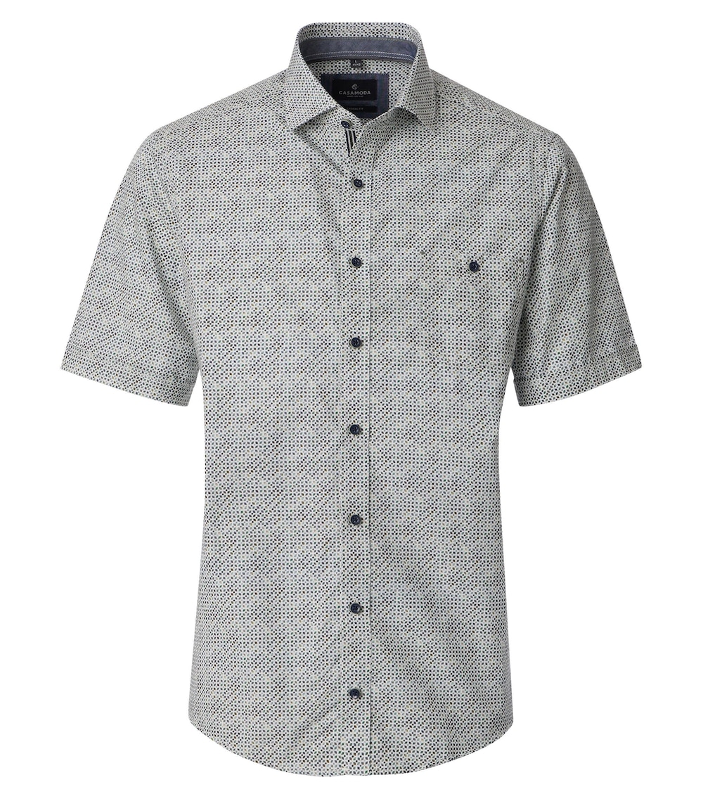 Freizeithemd Kurzarm Print Casual Fit