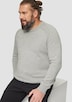 Crew-Neck-Pullover mit Farbeffekt