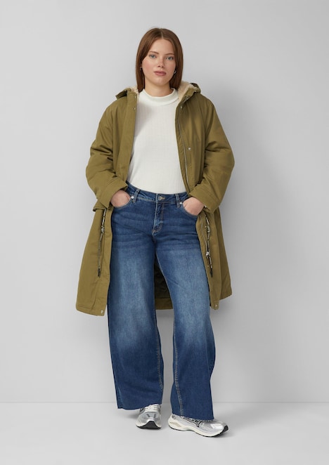 Geripptes Langarmshirt