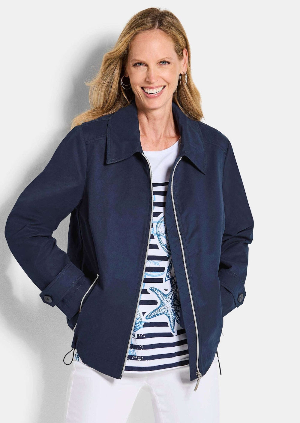 Sommerblouson mit Reißverschluss