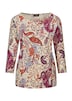 Florales Jerseyshirt mit Paisley-Muster