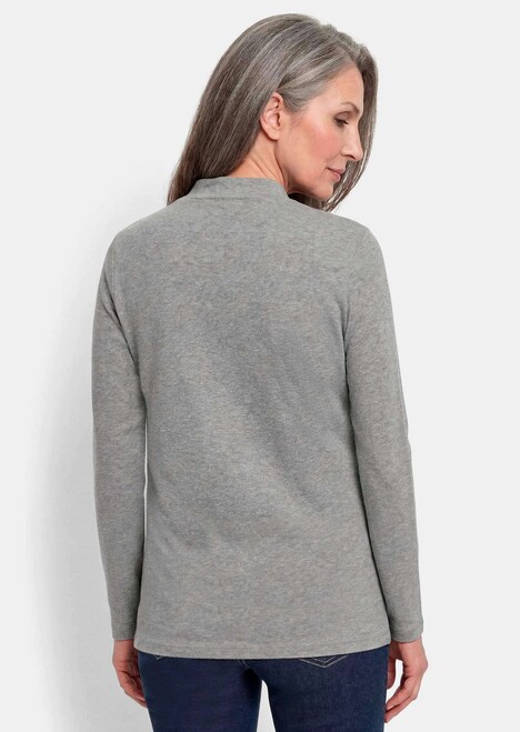 Katoenen shirt met lange mouwen