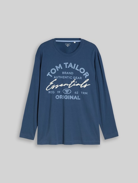 Langarmshirt mit Logo-Print