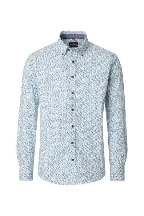Freizeithemd Langarm Print Comfort Fit